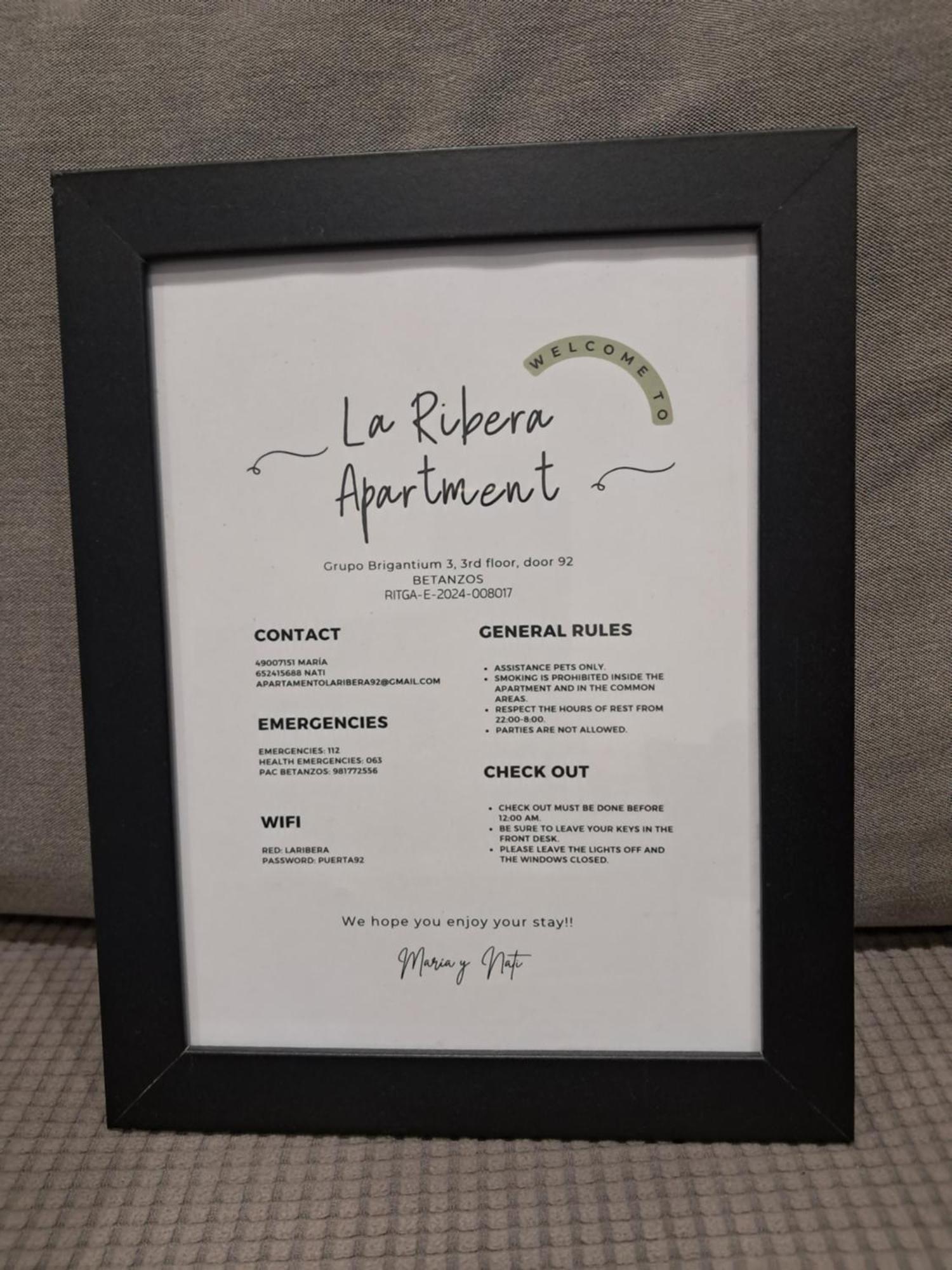 Apartamento La Ribera Betanzos Buitenkant foto